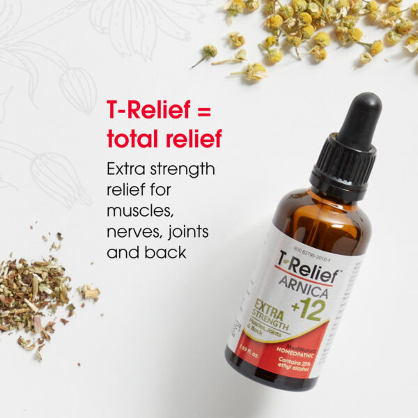 T-Relief Arnica +12 Extra Strength Liquid Pain Reliever 1.69 oz - Image 6