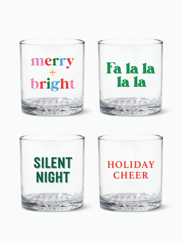 Holiday Sip and Sing - RESERVE 12oz Old Fashioned Tritan™ Copolyester Glass