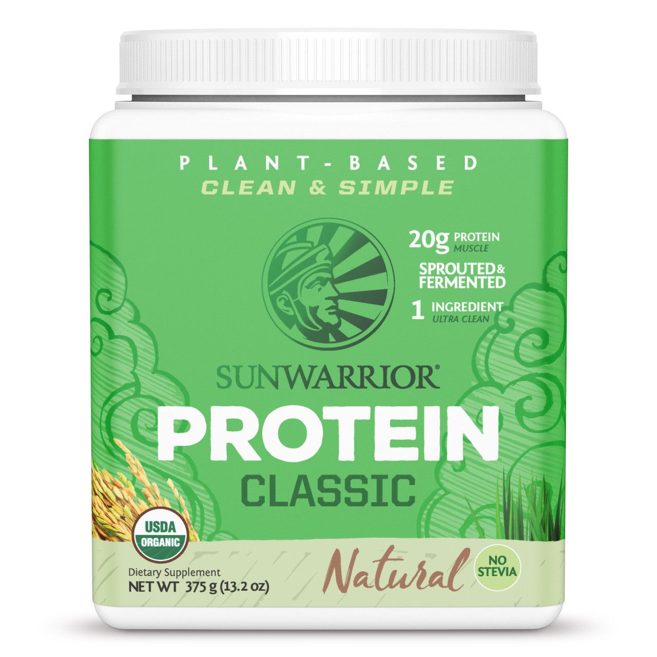 Sunwarrior Organic Plant-Based Protein 13.2 oz