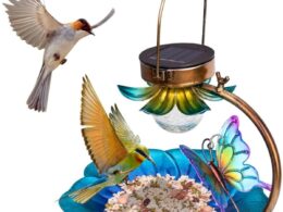 Solar Sparkle Sphere Bird Feeder