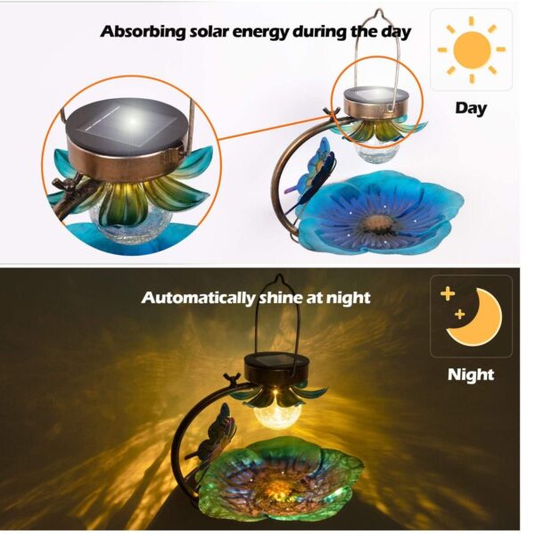 Solar Sparkle Sphere Bird Feeder - Image 3