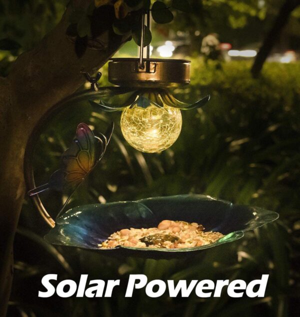 Solar Sparkle Sphere Bird Feeder - Image 2