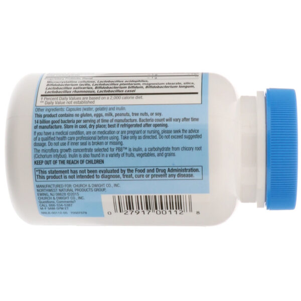 Nutrition Now Pb8 Pro-Biotic Acidophilus (1x120 CAP) - Image 3