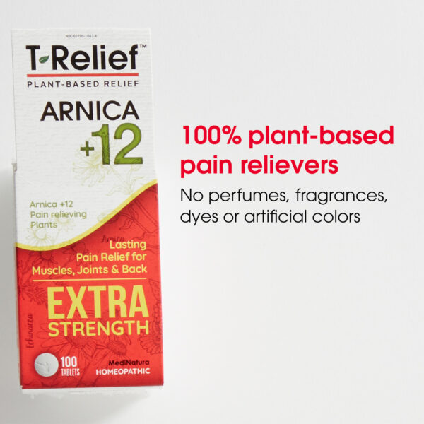 T-Relief Arnica+12 Extra Strength Pain Reliever 100 Tablets - Image 7
