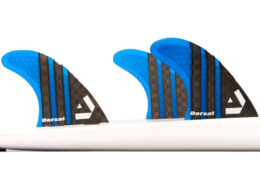 DORSAL Surfboard Fins Thruster 3 Set FCS Compatible