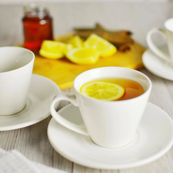 White 4 Oz | 110 Ml Coffee Cup & Saucer - Image 3