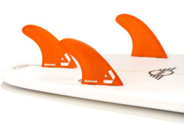 DORSAL Surfboard Fins Thruster 3 Set FCS Compatible