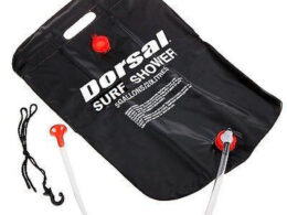 DORSAL Solar Heated Camping Surf Rinse Shower Kit