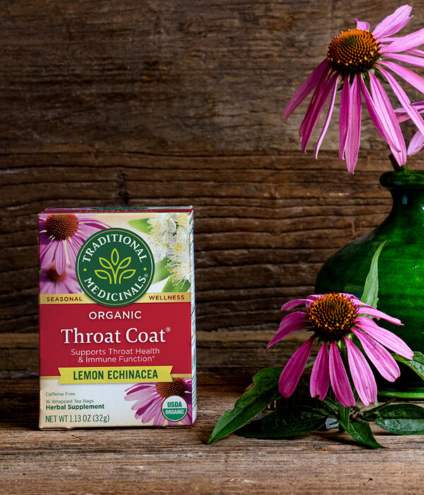 Traditional Medicinals Lemon Echinacea Throat Herb Tea (6x16 Bag) - Image 7
