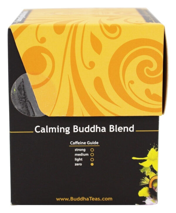 Buddha Teas Calm Buddha Blend 18 Tea Bags (Pack of 6 Boxes) - Image 4