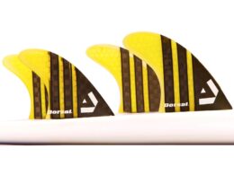 DORSAL Surfboard Fins Quad 4 Set FCS Compatible