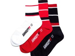 3 PACK ProSpec Rouleur Sock | Squadra Stripes white/red/blue | 3 pack bundle*