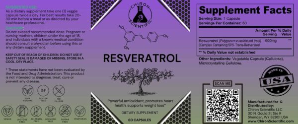 Resveratrol 50% 600mg - Image 2