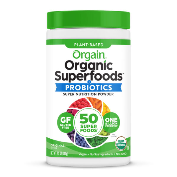 Orgain Organic Superfoods Probiotics Nutrition Powder 9.9 oz