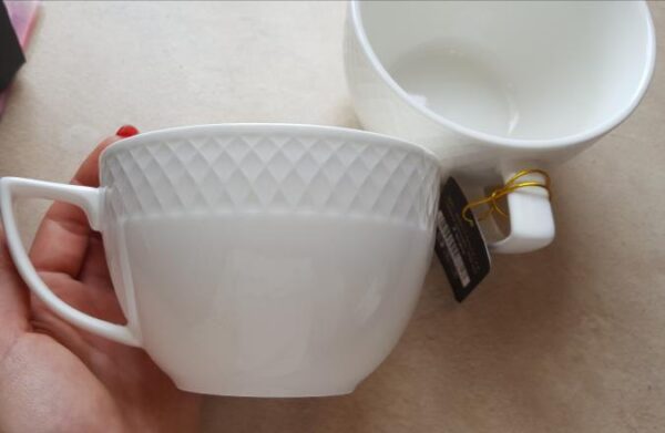 White Jumbo Coffee / Cappuccino Mug 17 Oz | 500 Ml Set Of 2 In Gift Box - Image 2