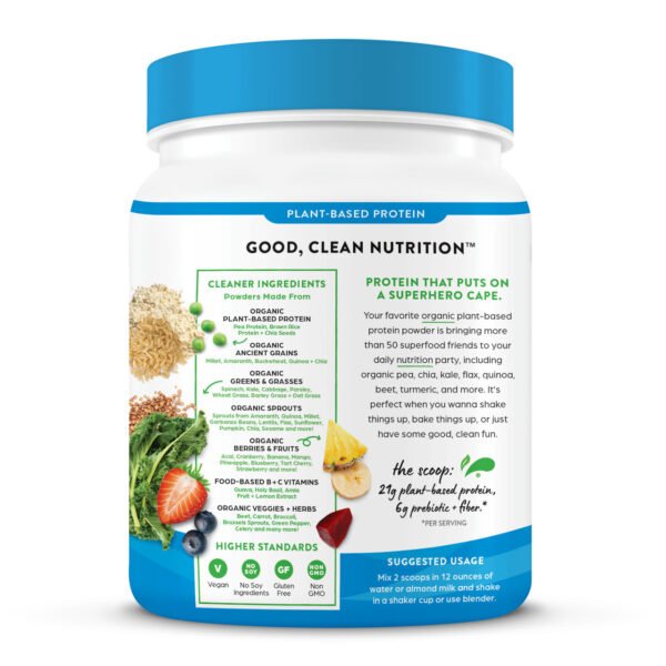 Orgain Organic Superfoods Chocolate Protein Powder 1.12 lb - Image 10