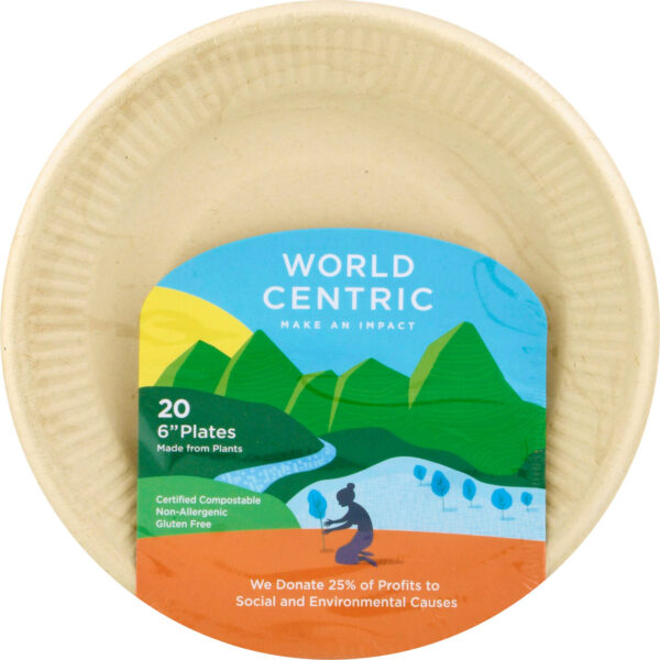 World Centric Ripple Edge Plate, 6 Inch (12x20 CT) - Image 2