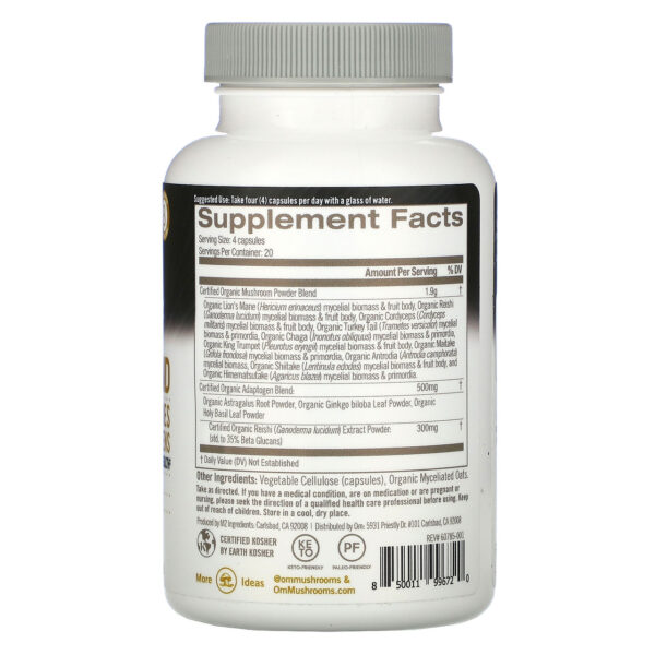 OM Organic Master Blend 80 Capsules - Image 2