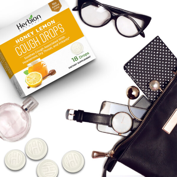 Herbion Naturals Honey Lemon Cough Drops 18 Drops - Image 4