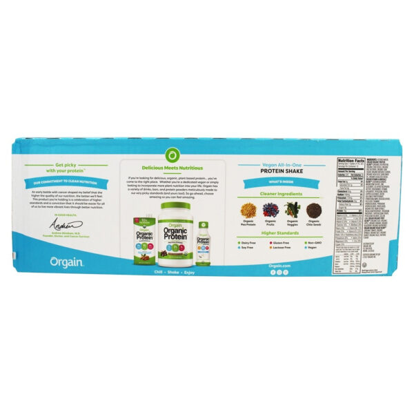 Orgain Shake, Smooth Chocolate Vegan (12X11 OZ) - Image 3