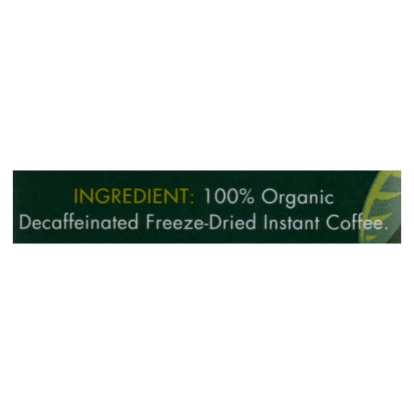 High Ground Organic Decaf Instant Coffee 3.53 oz (Pack of 6) - Image 2