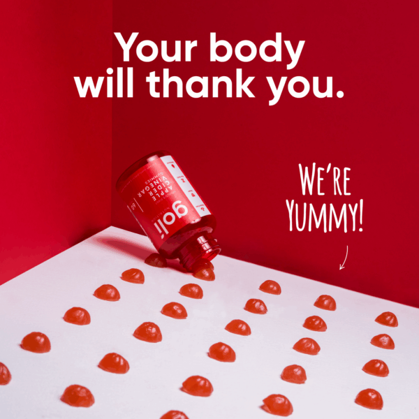 Goli Apple Cider Vinegar Gummies 60 Gummies - Image 5
