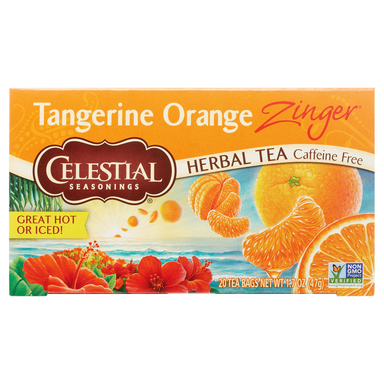 Celestial Seasonings Tangerine Orange Zinger Herbal tea 20 Tea Bags (Pack of 6 Boxes) - Image 7