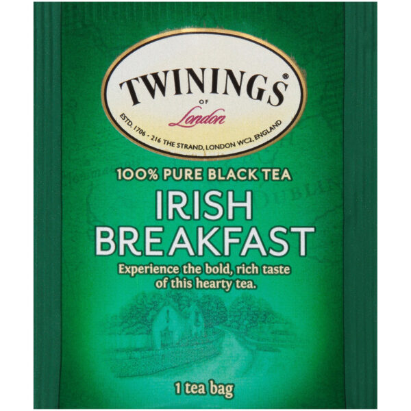Twinings Irish Breakfast Black Tea 50 Tea Bags (Pack of 6 Boxes) - Image 2