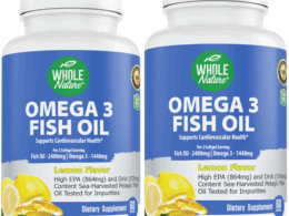 Whole Nature Omega 3 Fish Oil 2400mg (2PK)