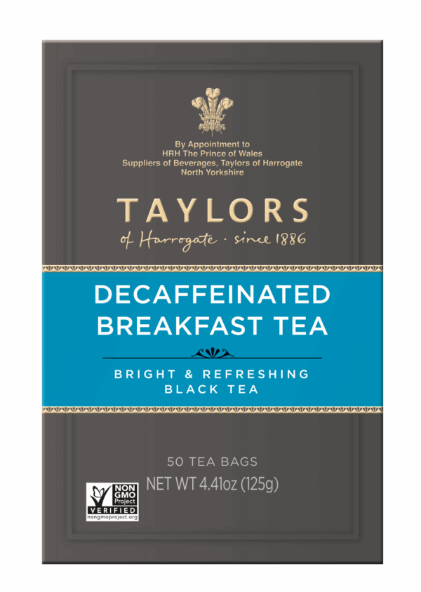 Taylors Of Harrogate Decaffeinated Breakfast Tea (6x50BG ) - Image 2