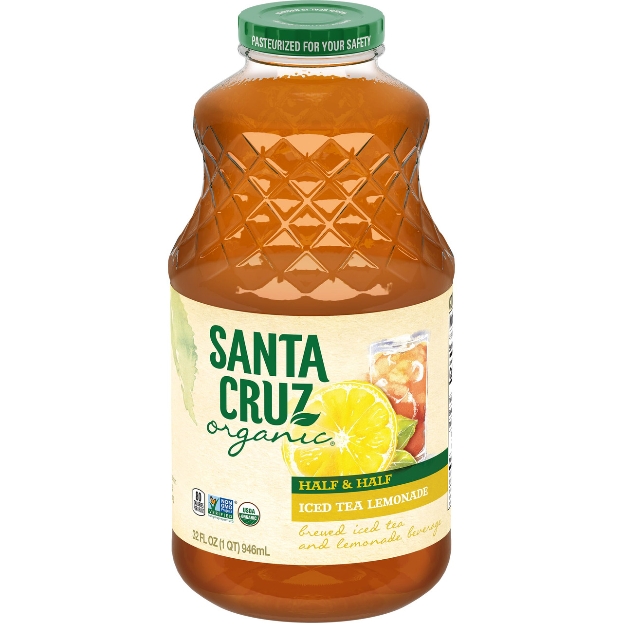 Santa Crus Organic Lemonade & Tea 32 oz (Pack of 12)