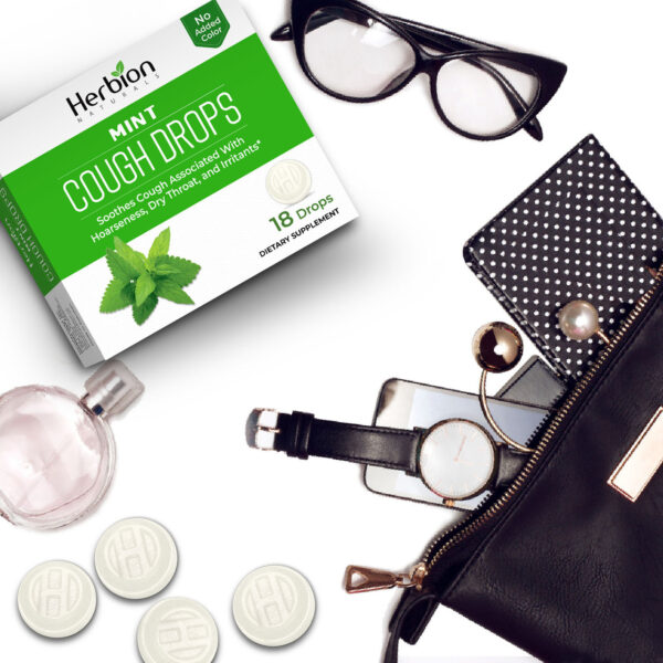 Herbion Naturals Mint Cough Drops 18 Drops - Image 2