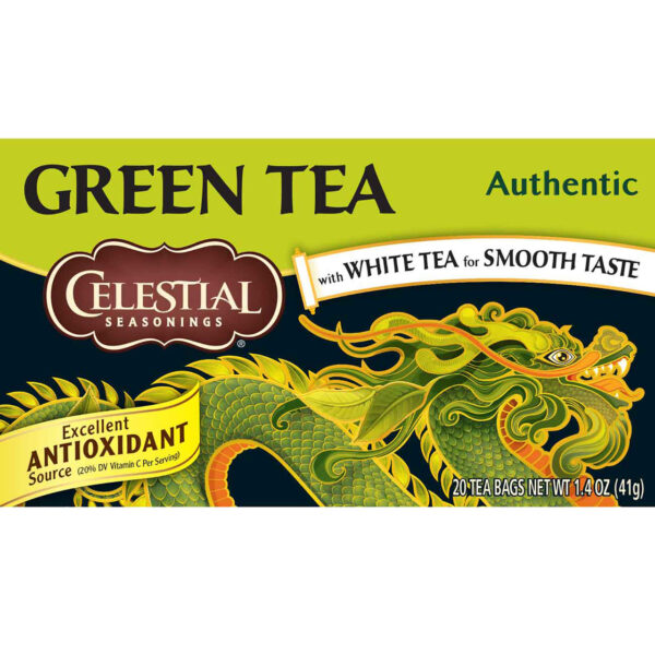 Celestial Seasonings Authentic Green Tea (6x20 Bag) - Image 6