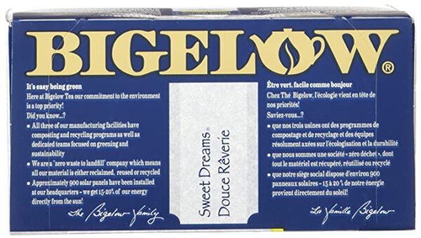 Bigelow Sweet Dreams Herb Tea (6x20 Bag) - Image 4