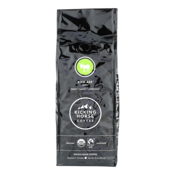 Kicking Horse Coffee Kick Ass Dark Roast Whole Bean (6x10 OZ) - Image 5