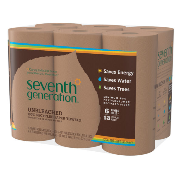 Seventh Generation Brown Paper Towels (4x6 CT) - Image 3