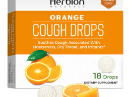 Herbion Naturals Organge Cough Drops 18 Drops