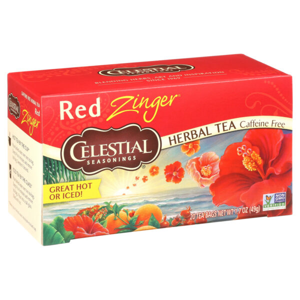 Celestial Seasonings Red Zinger Herbal Tea 20 Tea Bags (Pack of 6 Boxes) - Image 4