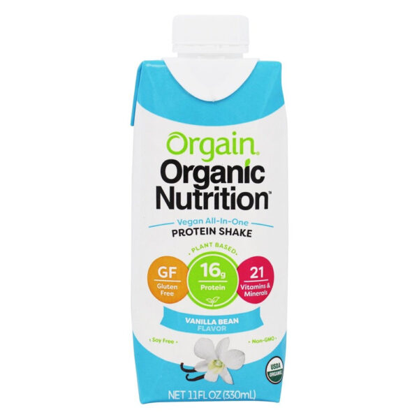 Orgain Sweet Vanilla Bean, Vegan (12X11 OZ) - Image 4