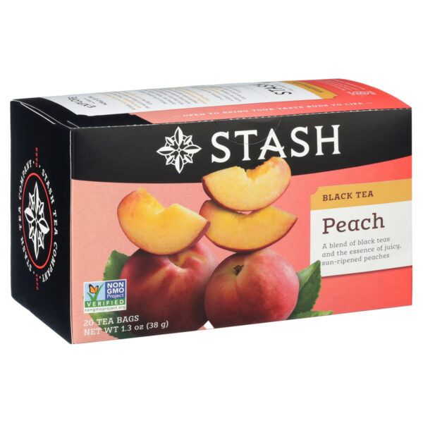 Stash Tea Peach Prem Black Tea (6x20BAG ) - Image 6