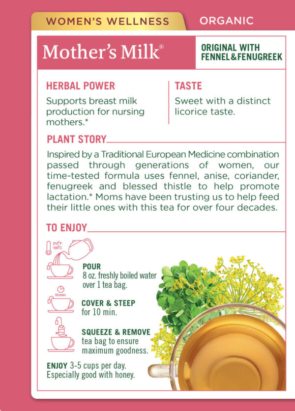 Traditional Medicinals Mother's Milk Herb Tea (6x16 Bag) - Image 2