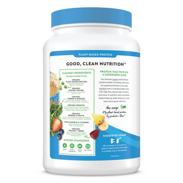 Orgain Organic Superfoods Protein powder Vanilla 2.02 lb - Image 8