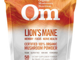 OM Organic Lion's Mane mushroom Powder 3.5 oz