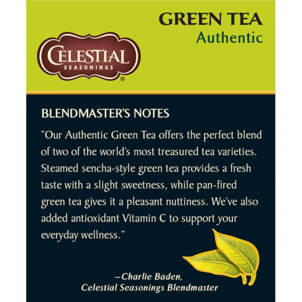 Celestial Seasonings Authentic Green Tea (6x20 Bag) - Image 7
