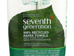 Seventh Generation Paper Towels,100% Recycled 140shts (12x2 CT)