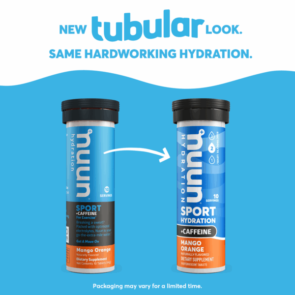 Nuun Active Hydration Energy: Hydrating Electrolyte Tablets, Mango Orange (8X10 Ct) - Image 3