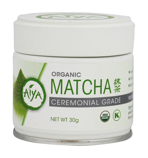 Aiya Organic Ceremonial Grade Matcha 30 Grams (Pack of 6)