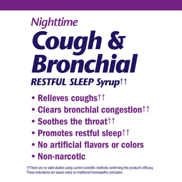 Boericke & Tafel Nighttime Cough & Bronchial Syrup (1x8 Oz) - Image 4