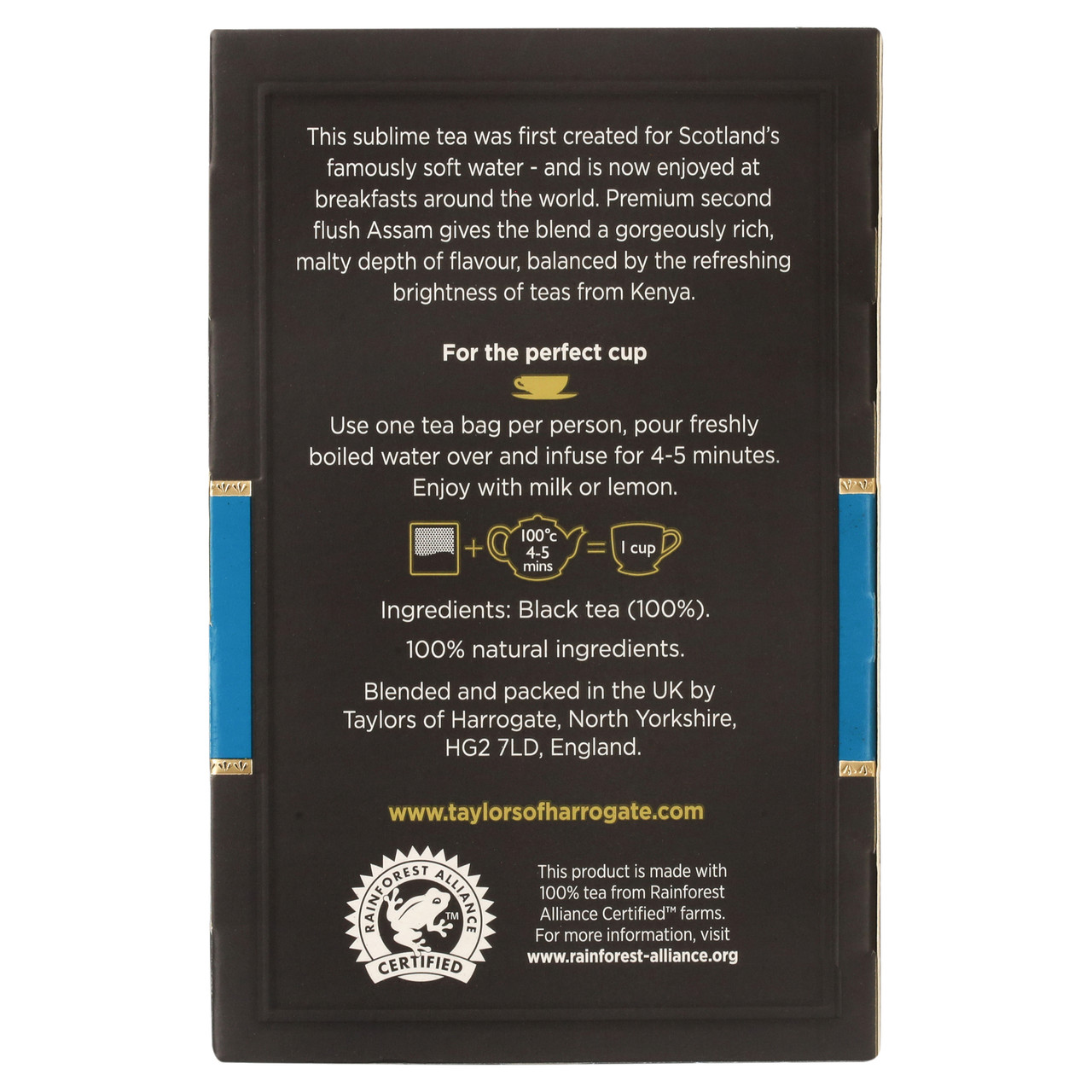 Taylors Of Harrogate Scottish Breakfast Tea (6x50BG ) - Image 2