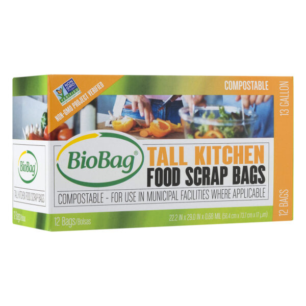 Biobag Tall Food Scrap Bags (12x12 CT) - Image 2